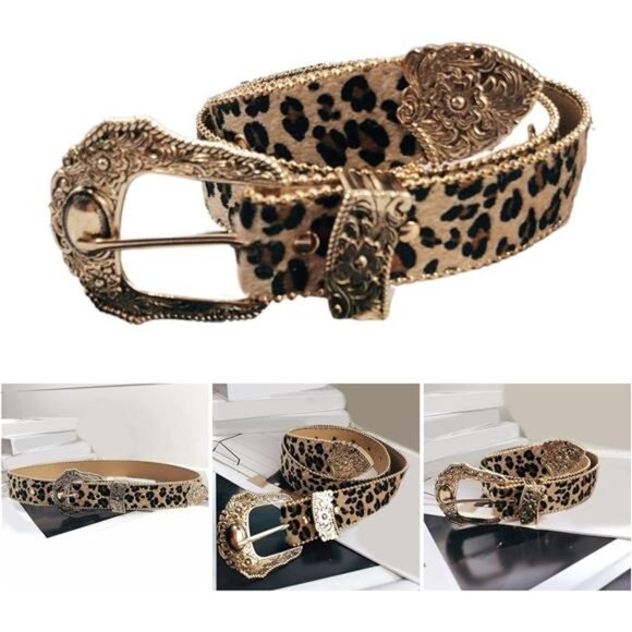Waist Belt - Leopard Print - Picture 2 of 8